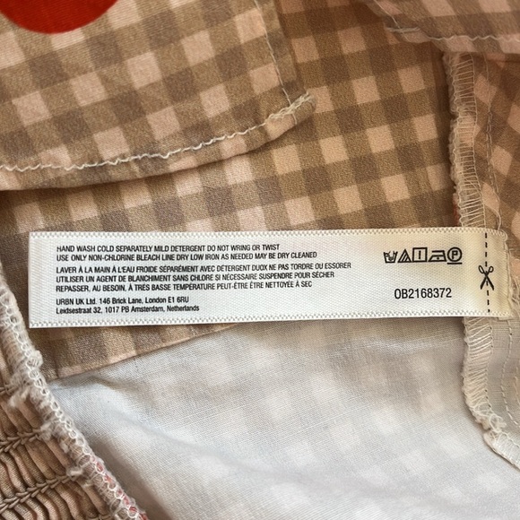 Celandine Smocked Tube Top anchors NWT - Picture 9 of 9